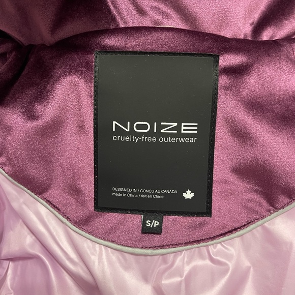 NWT Women’s Small Noize Cruelty-free Winter Puffer Jacket In Rose -22℉ Shield - Picture 10 of 12